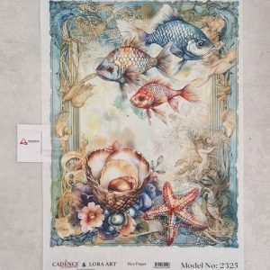 CADENCE| PAPEL DE ARROZ LORA ART 2325  30X41CM