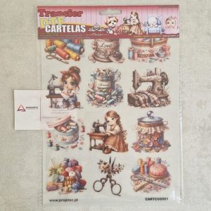 TRANSFER DTF CARTELAS COSTURA