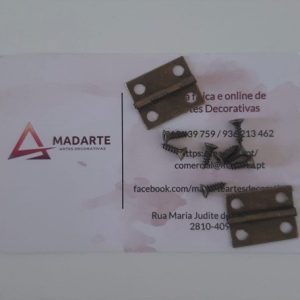 ACESSÓRIOS| DOBRADIÇAS EM OURO VELHO 1.7X2.4CM