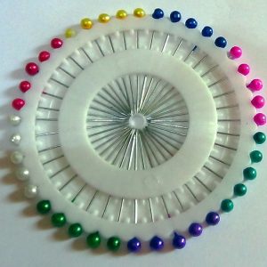 Alfinete Circular Bola Colorido C/40 Und