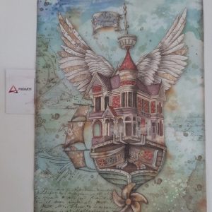 STAMPERIA| PAPEL DE ARROZ SIR VAGABOND 21X29CM