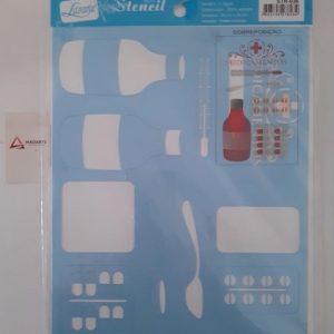 STENCIL| MEDICAMENTOS 20X25 CM