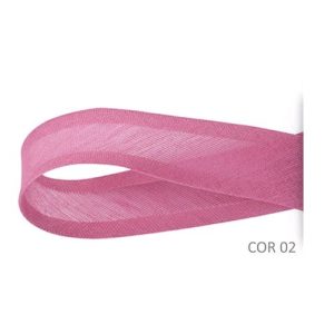 VIÉS DESTAQUE ROSA MEDIO 24MM C/20MT COR 002