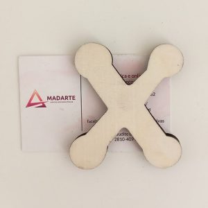 MADEIRA| LETRA X  7CM