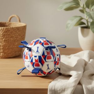 Bola de futebol para cães com pegas