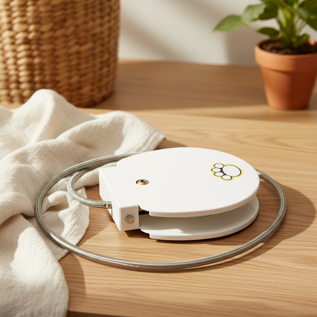 Fonte com pedal para cães, com design elegante e resistente
