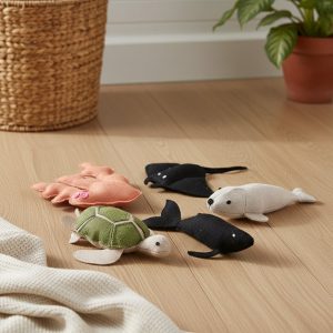 Brinquedo para gatos em forma de animais marinhos