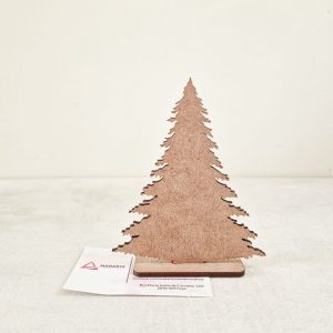 ´MDF| ÁRVORE DE NATAL COM BASE 12X0.3 CM