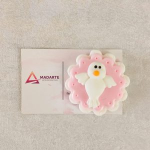 BISCUIT| PLACA COM POMBA  5CM