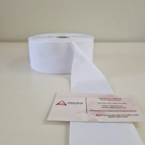 FITA GORGORÃO FINO 5CM  BRANCO