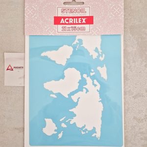 STENCIL|MAPA MUNDO