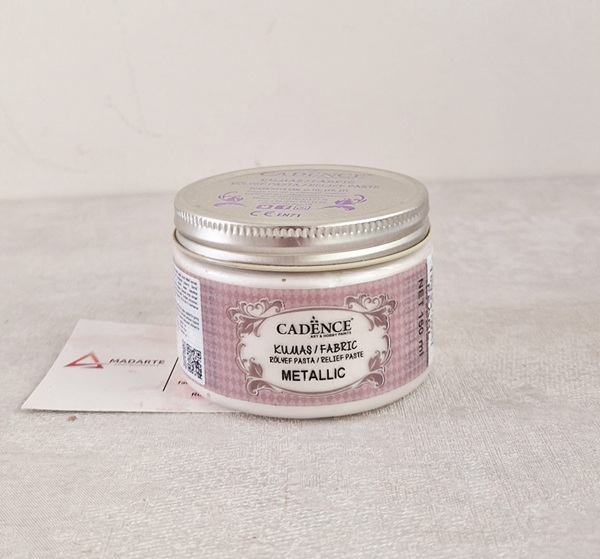CADENCE| PASTA DE RELEVO TEXTIL PEARL 150ML